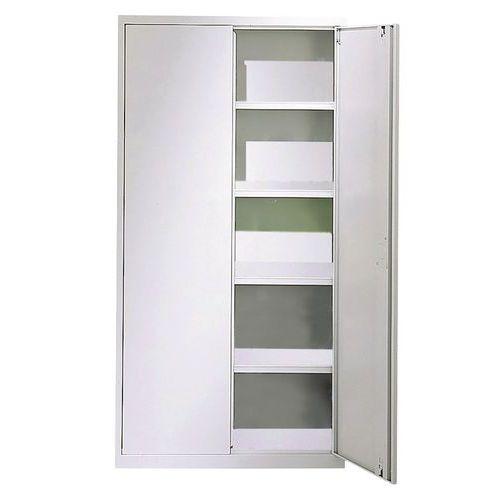 Illustration de : Armoire d'infirmerie monobloc 2 portes battantes - Acial