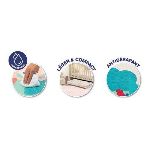 Illustration de : Tapis d'éveil pliable réversible XXL