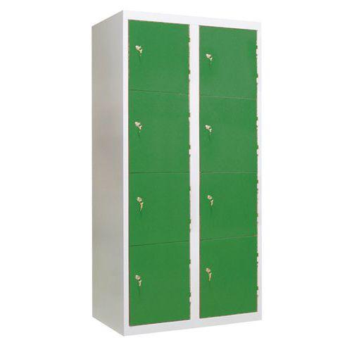 Illustration de : Armoire non visitable 8 cases - Mobidecor
