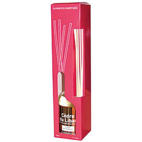 Lot de 2 Brins de parfum en bambou 100ml avec senteur cèdre du Liban thumbnail image 1