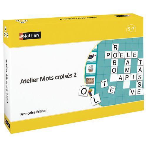 Illustration de : Atelier Mots croisés 2 2 enfants - Nathan