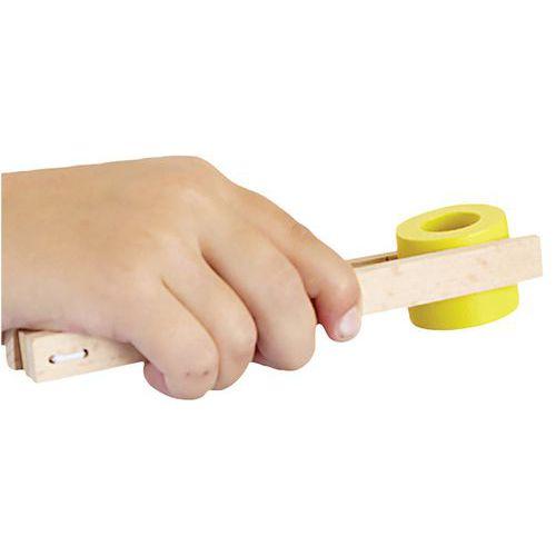 Illustration de : Lot de 3 Jeux d'exploration pince en bois - Nathan