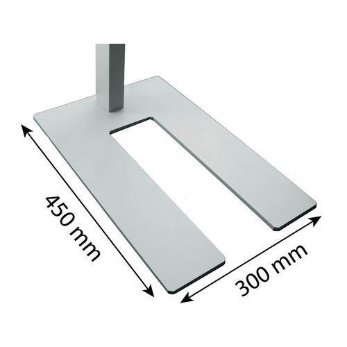 Illustration de : Lampadaire LED Aluminium Stratus - Unilux