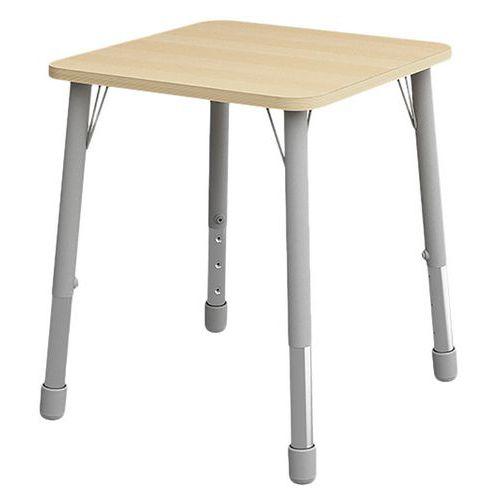 Illustration de : Table Eko carrée réglable T1 à T3