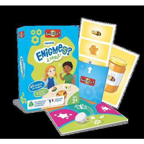 Illustration de : Mes premières énigmes - à table! - Bioviva