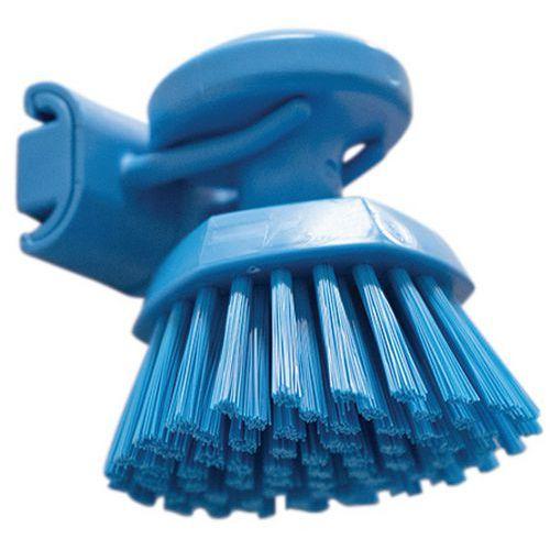 Illustration de : Support mural hygiénique - Double crochet - 8,3cm - VIKAN