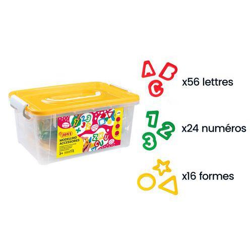 Illustration de : Valisette collective d'accessoires de modelage - Jovi