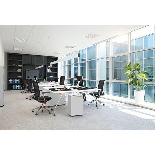 Illustration de : Destructeur de documents 2465 coupe croisée P-4 - Ideal