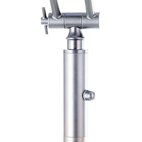 Illustration de : Lampadaire Varialux Led gris articule prise europe - Unilux