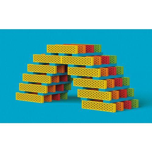 Illustration de : Bioblo Rainbow Mix 100 pièces