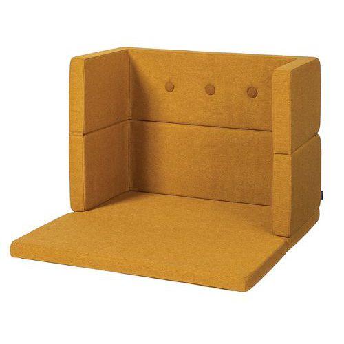 Illustration de : Klip canapé structure mousse carré pliable- KlipKlap - By KlipKlap