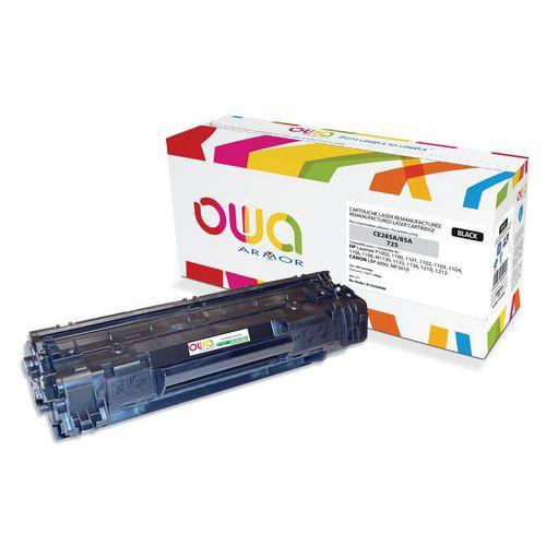 Illustration de : Toner capacité standard compatible HP 85A Black - OWA
