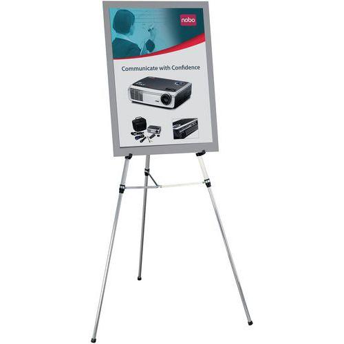 Illustration de : Chevalet télescopique réglable et transportable - Nobo