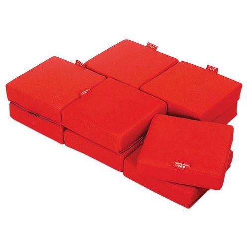 Illustration de : Cubes de mousse