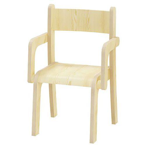 Illustration de : Chaise Emmi avec accoudoirs T1 à T2