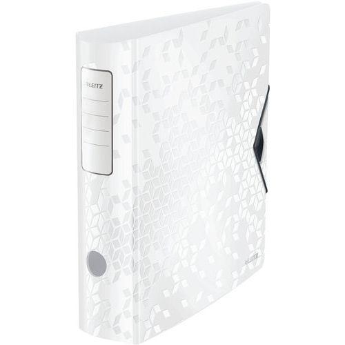 Illustration de : Classeur à levier en polyfoam Wow - dos 80 mm - Leitz