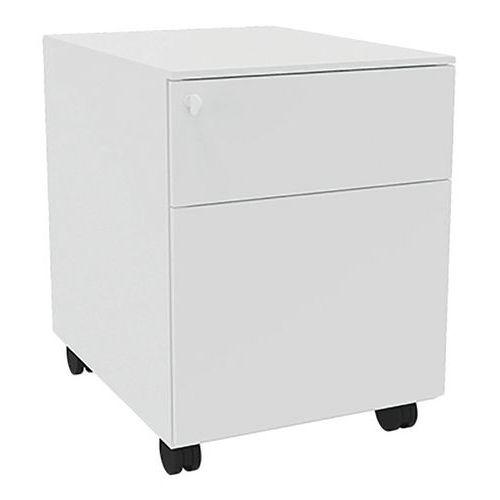 Illustration de : Caisson mobile IDEA métal 2 tiroirs