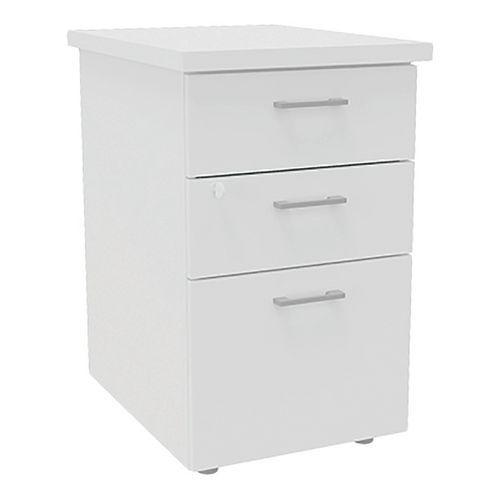 Caisson haut. bureau bois prof. 60 cm blanc thumbnail image 1