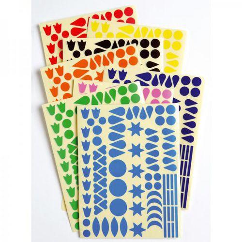 Illustration de : Gommettes fantaisie multiformes - Nathan