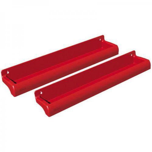 Illustration de : Bacs rouges pour chevalet - Nathan