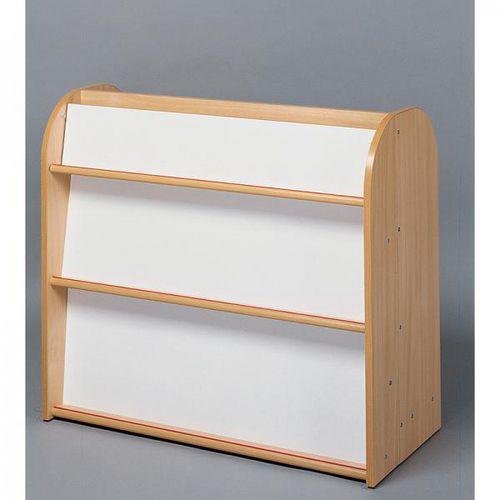 Illustration de : Petite bibliothèque biface teinte hêtre - Nathan