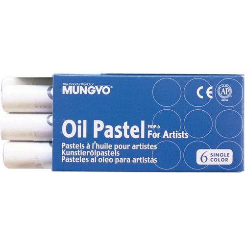 Illustration de : Pastel huile blanc artiste 70 mm Ø10 mm - Mungyo