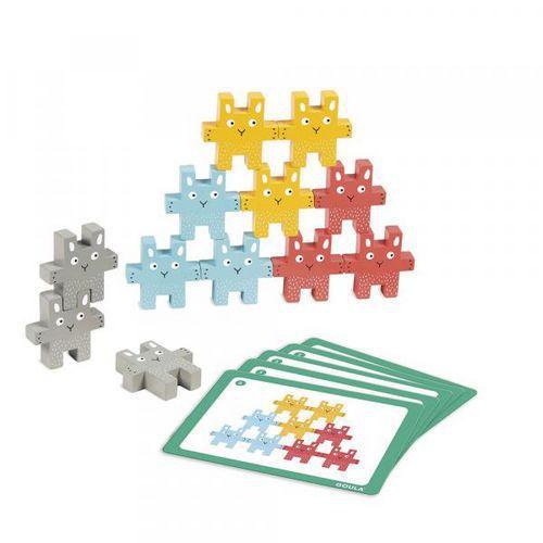 Illustration de : Lapins à empiler - Goula