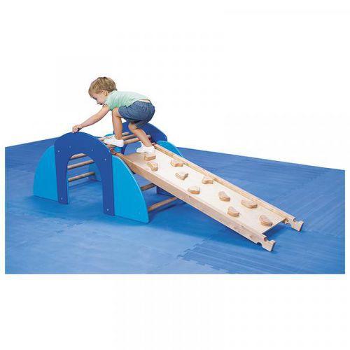 Illustration de : Ensemble petit pont + plan d escalade réversible - Nathan