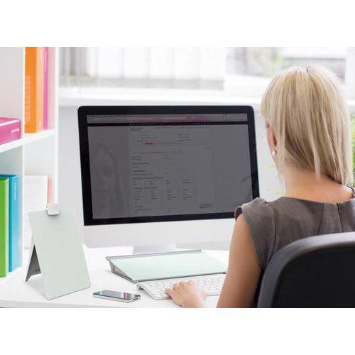 Illustration de : Bloc-notes de bureau en verre trempé - Nobo