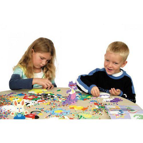 Illustration de : Plateau à broche carré (16 cm) pour perles à chauffer - Hama midi