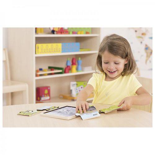 Illustration de : Lot de 4 puzzles - Les animaux en famille - Nathan