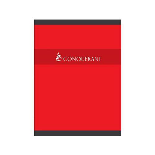 Illustration de : Cahier 48 pages 24x32 seyès coloris assortis carte - Conquerant