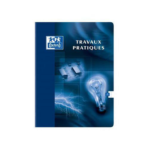 Illustration de : Cahier tp 80 pages 24x32cm réglure mixte couleurs - Oxford
