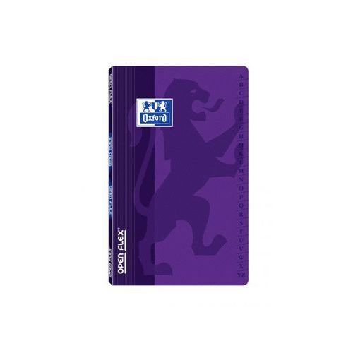 Illustration de : Répertoire polypropylène 96 pages 9x14 5x5 couleurs openflex - Oxford