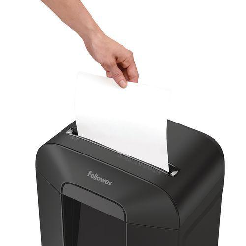 Illustration de : Destructeur de document LX 85 - Coupe croisee - Fellowes