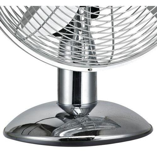 Illustration de : Ventilateur de table métal chromé 25 cm - Manutan Expert