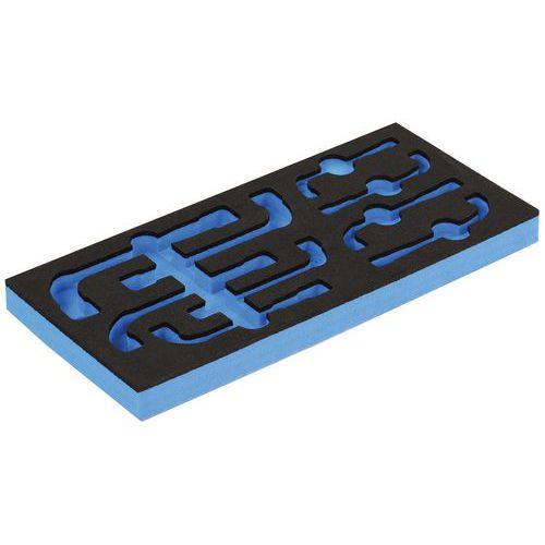 Illustration de : Module 1/3 vide pour 9 clés à pipe - Manutan Expert