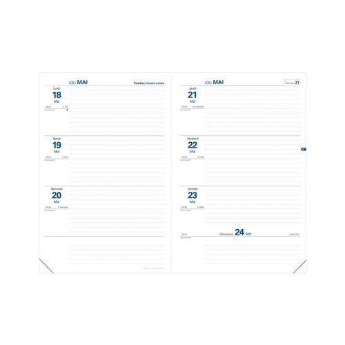 Illustration de : Agenda texthebdo 16x22 cm - Quo vadis