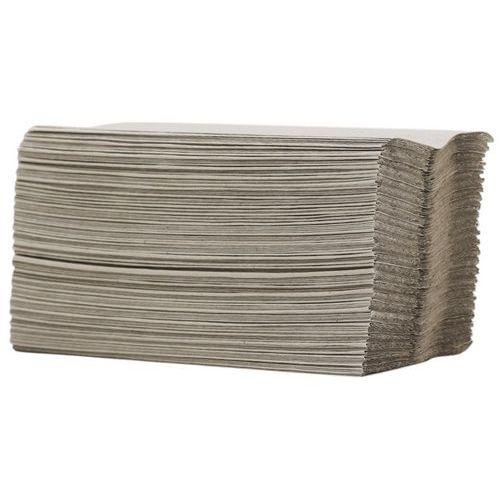 Illustration de : Essuie-main plié en C - Recyclé - 1 pli - Manutan Expert