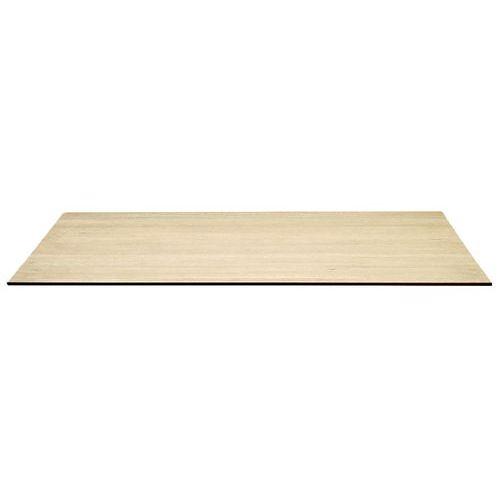 Illustration de : Plateau de table Tiffany rectangulaire stratifié S-CAB