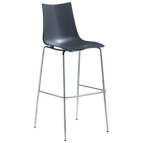 Illustration de : Tabourets Zebra hauteur 65 et 80 cm lot de 2 S-CAB