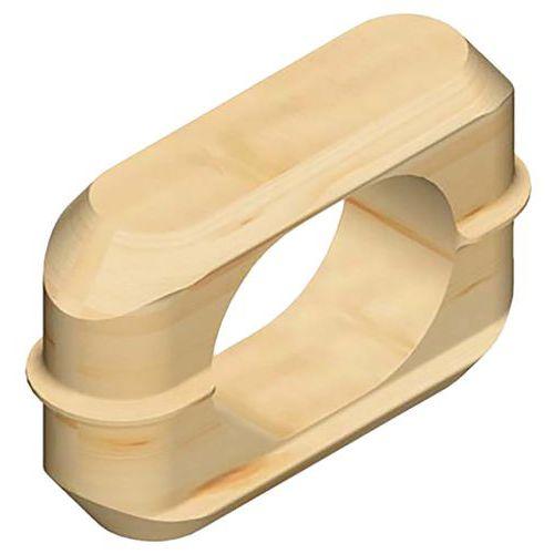 Illustration de : Connecteur en bois pour siège X Brick hêtre clair - Ulmann