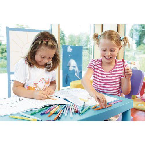 Illustration de : Schoolpack 144 feutres assortis power pointe 2,8 mm - Stabilo