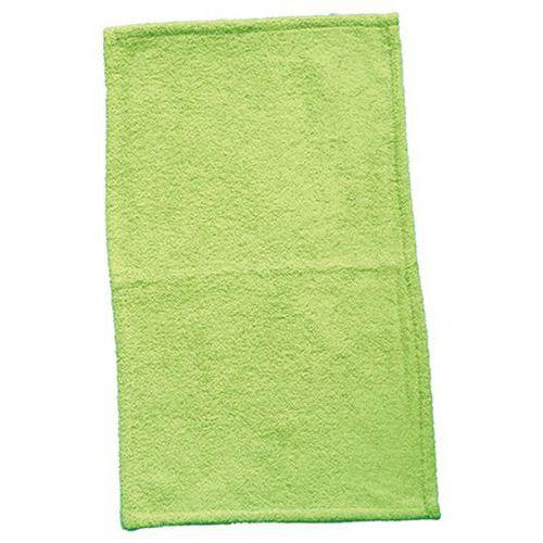 Lot 10 essuie-mains mains éponge 400 g/m² 30 x 50 cm Anis thumbnail image 1