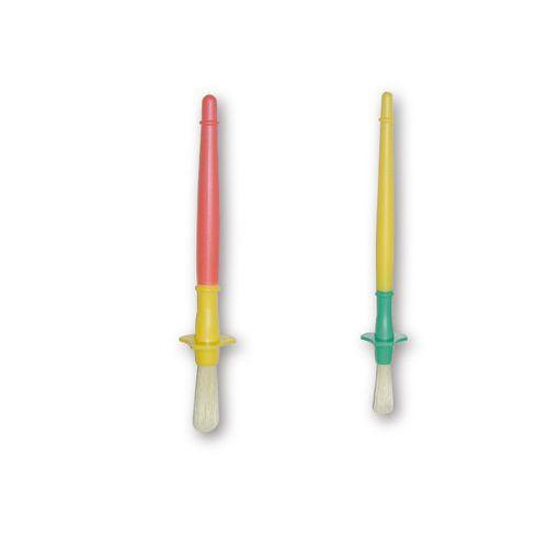 Illustration de : Pinceau taille moyenne 10 mm avec collerette