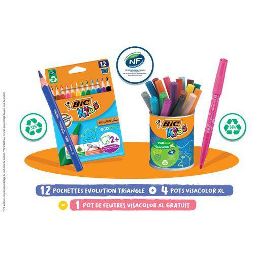 Illustration de : Lot de coloriage Maternelle - Bic