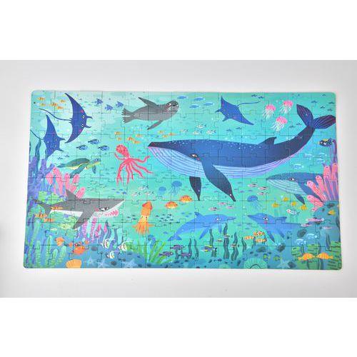 Illustration de : Ma valise puzzle océan - Asatoys