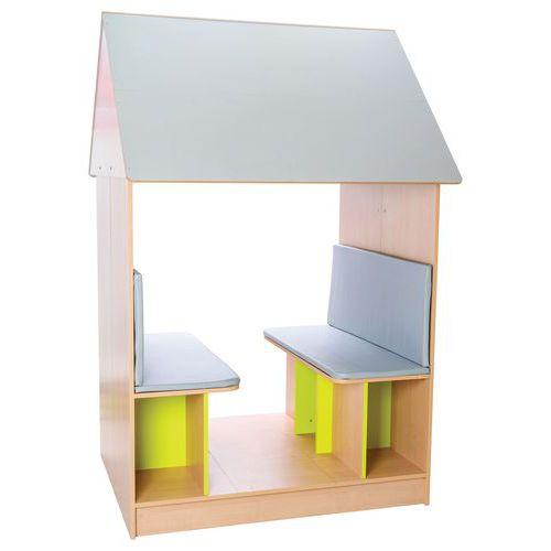 Illustration de : Maison CUBO 2 banquettes