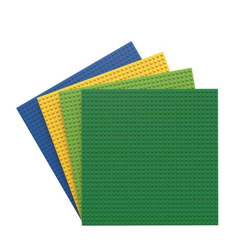 Illustration de : Lot de 4 plaques de bases carrées - Biobuddi