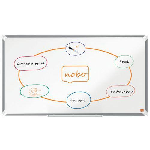 Illustration de : Tableau blanc - acier laqué - NanoClean- Premium Plus - Nobo